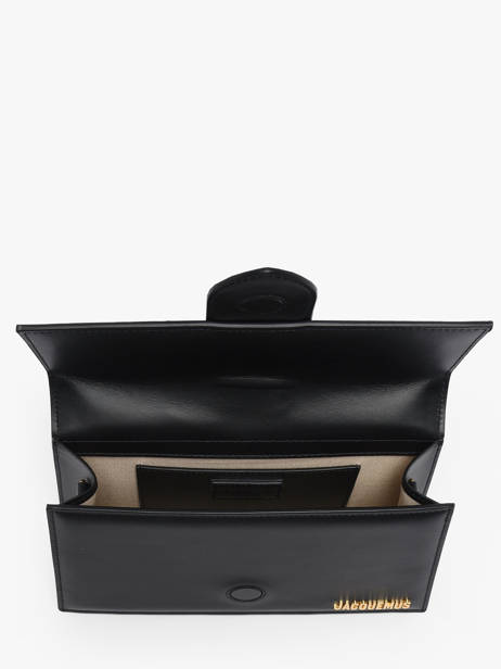 Preloved Grand Bambino Cross Body Tas Leder Jacquemus Zwart second life 1566393 ander zicht 5