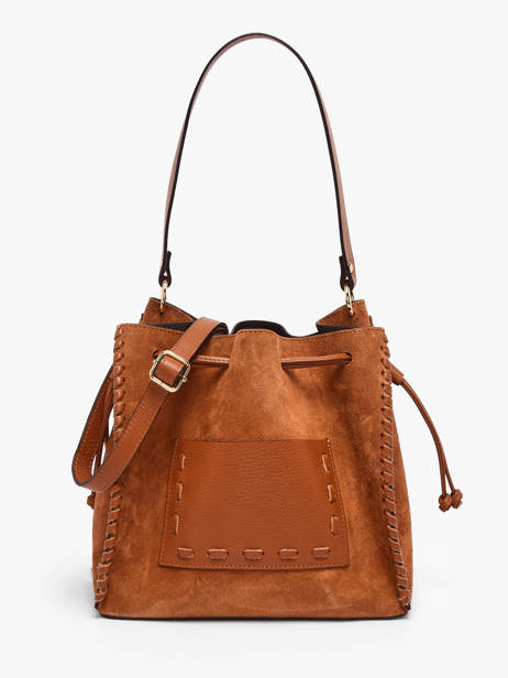 Handtas Velvet Caviar Leder Milano Bruin velvet caviar VC25113