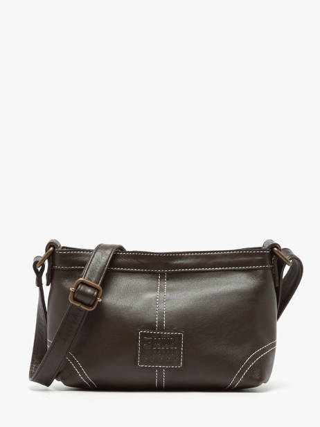 Cross Body Tas Seam Leder Basilic pepper Bruin seam BSEA01