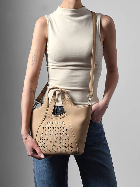 Cross Body Tas Zamia Woomen Beige zamia WZAM06 ander zicht 2