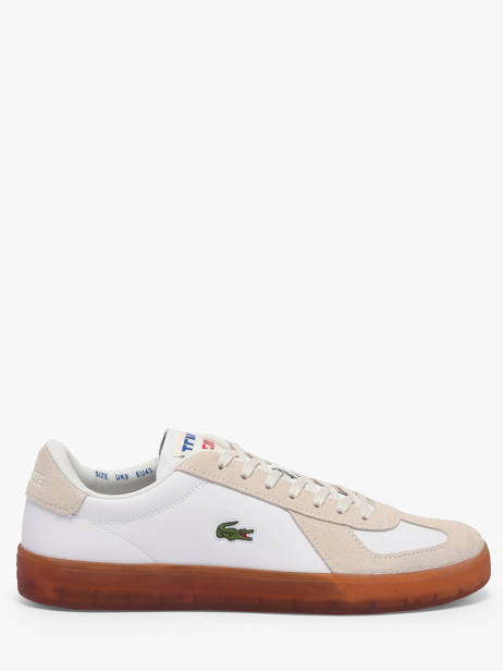 Sneakers Uit Leder Lacoste Beige men 1SMA0077