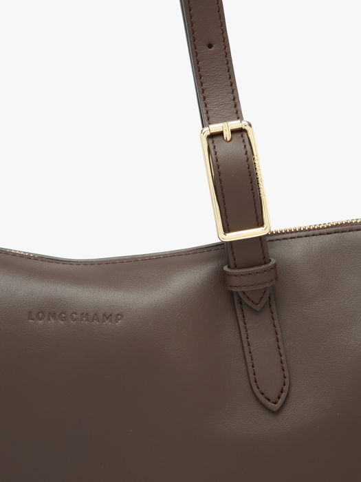 Longchamp Looong Schoudertas Bruin