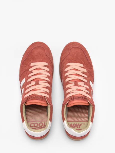 Sneakers Uit Leder Coolway Rood men 8653807 ander zicht 4