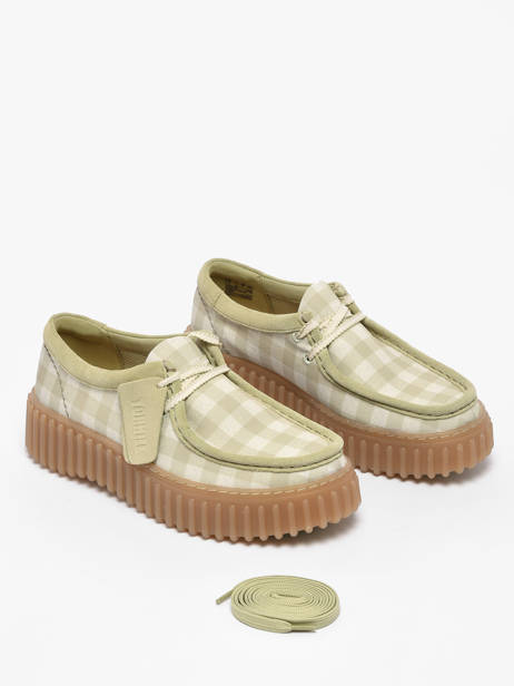 Derby Veterschoenen Met Platformzool Clarks Groen women 26186299 ander zicht 1