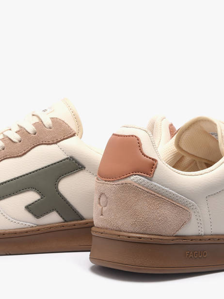 Sneakers Uit Leder Faguo Beige men 26CG3202 ander zicht 2