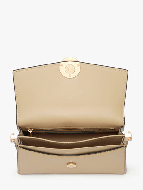 Cross Body Tas Tennis Bliss Leder Lacoste Beige tennis bliss NF5105IT ander zicht 4