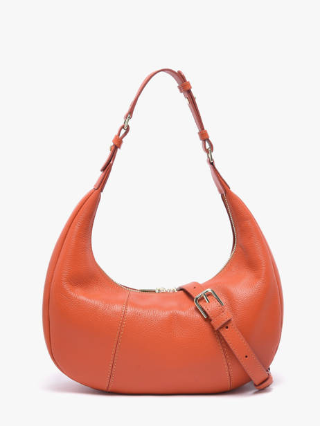 Cross Body Tas Juliette Leder Le tanneur Oranje juliette TJET1402 ander zicht 5
