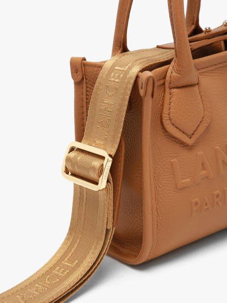 Cross Body Tas Mini Jour Leder Lancel Bruin jour A14078 ander zicht 3