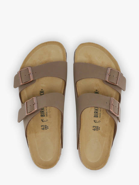 Slippers Arizona Birkenstock Bruin men 151181 ander zicht 3