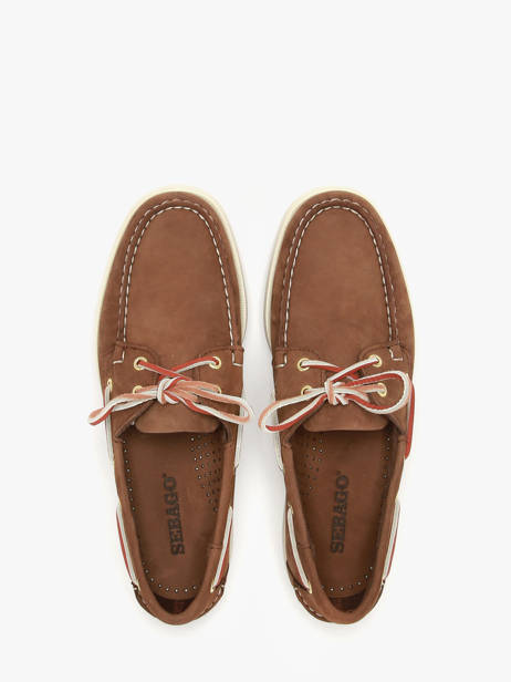 Bootschoenen Uit Leder Sebago Bruin men 7000GA0 ander zicht 4