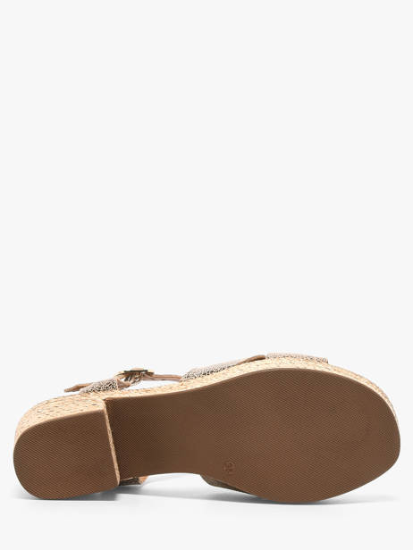 Sandalen Met Hak Uit Leder Aliwell Bruin women A126091 ander zicht 4