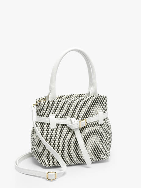 Schoudertas Raphia Milano Wit raphia RA260202 ander zicht 1