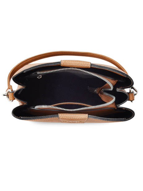 Cross Body Tas Grained Miniprix Bruin grained 20BE0901 ander zicht 3